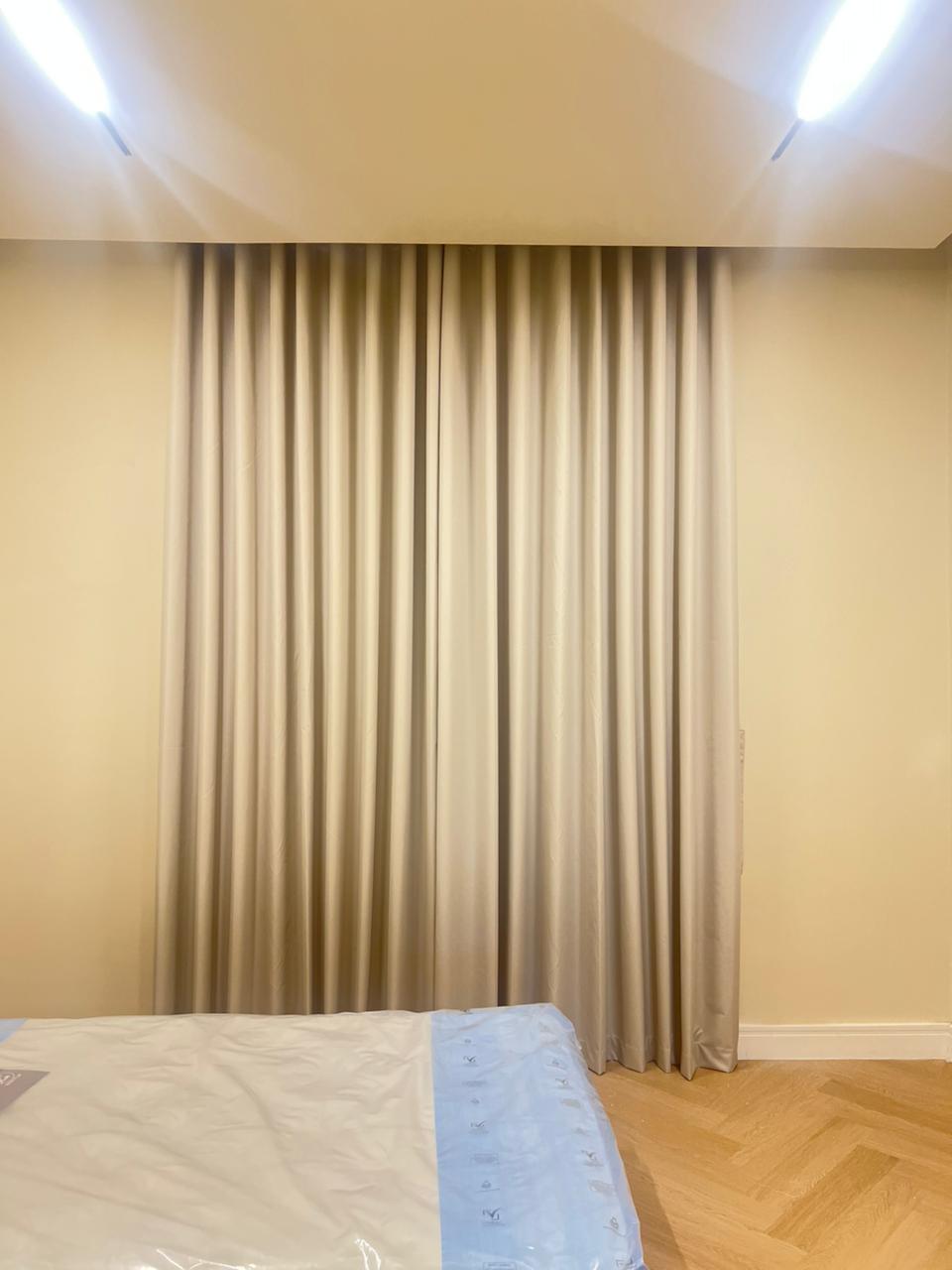 Custom sheer voile curtains for Dubai home installation with soft daylight diffusion